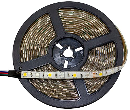 Lumonic LED Strip 5m RGBW 6000K LED Leiste 12V IP65 300LEDs 60 LED/m SMD5050 I farbwechsel LED Streifen I LED Stripe 500cm, LED Band, LED Lichtband