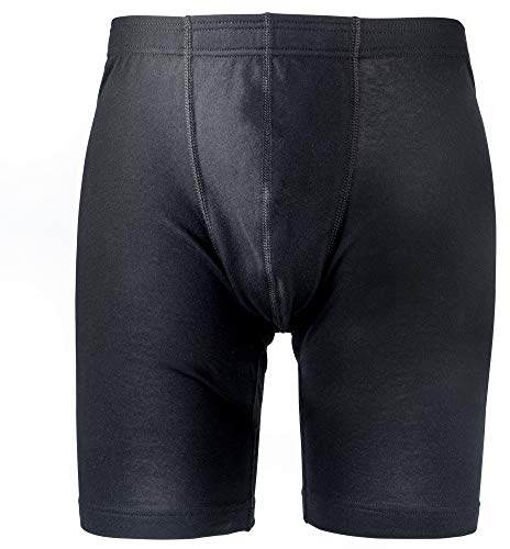 HERMKO 8955 Herren Longpant - Knielange Unterhose aus Baumwolle/Elastan mit Elastischem Bund, Formstabil