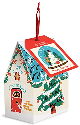 Galison 9780735370166 Snow Globe 130 Piece Puzzle Ornament