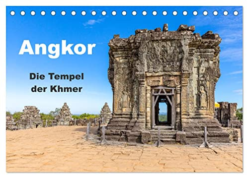 Angkor - Die Tempel der Khmer (Tischkalender 2026 DIN A5 quer), CALVENDO Monatskalender: Die wichtigsten Sehenswürdigkeiten in Angkor (CALVENDO Orte)
