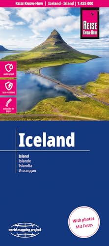 Reise Know-How Landkarte Island | Iceland (1:425.000): reiß- und wasserfest (world mapping project)