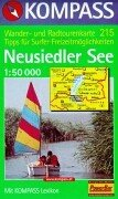 Neusiedler See: Mit Kurzführer, Radwegen und Tips für Surfer. 1:50000 (KOMPASS Wanderkarte)