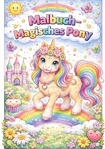 Malbuch, Magisches pony