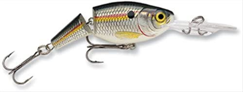 Rapala, Essential Angelköder, Jointed Shad Rap, Größe: 5 cm/8 g, schwebender Süßwasserköder, Schwimmtiefe: 1,8–3,9 m, Angelgerät aus Kunststoff, Shad SD