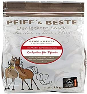 PFIFF 101510 Beste Pferdebonbons, Leckerlis, Himbeer-Vanille, 1 kg