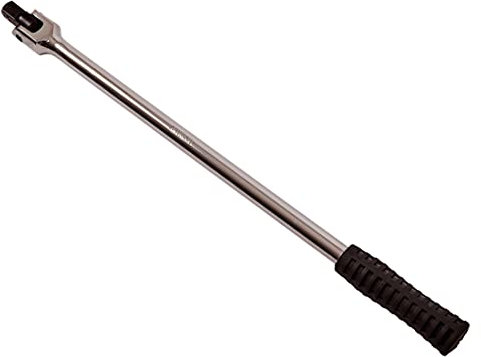 Amtech - 18” x 1/2” Breaker Bar, Corrosion-Resistant Chrome Vanadium, Ideal for Loosening or Tightening Bolts and General DIY Projects, Comfortable Rubber Handle for Reduced Hand Fatigue