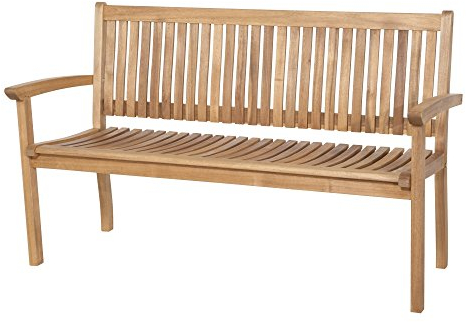 Siena Garden 120513 3er Bank Paleros, 62 x 150 x 92,5 cm, Akazienholz, geölt in natur, FSC 100%
