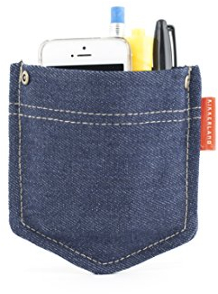 Kikkerland Jeans Wandtaschen x 2