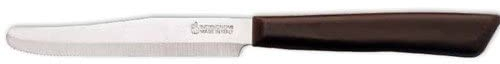 6 Küchenmesser (Messer) – Italienischer Edelstahl Gemüse-/Steak-/Tafelmesser Besteck (braun)