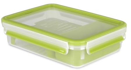 Tefal - MASTERSEAL Micro - Aufbewahrungsbox, Kunststoff, grün, 1.2L