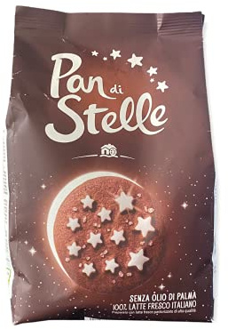 Mulino Bianco Pan di Stelle cacao e nocciole/Kakao u. Nüsse 350 gr.