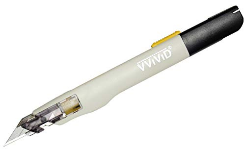 VViViD Premium Retractable Precision Balanced Multi-Use Utility Cutting Knife for Automotive Vinyl Wraps (1 Pack)
