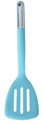 KitchenAid KL002OHAQA Slotted Turner, Silicone, Aqua