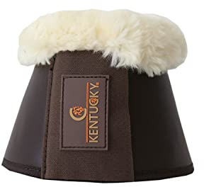 Kentucky - Hufglocken - Braun - Schaffell-Leder - Größe M