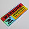 Folien-Zentrum - Warnung Ansaugbereich Oilslick Flip Flop 13,5x5cm - hochwertiger Aufkleber Auto Tuning - OEM JDM Autosticker - Lustige Sticker - Stickerbomb Autoaufkleber - Made in Germany (1)