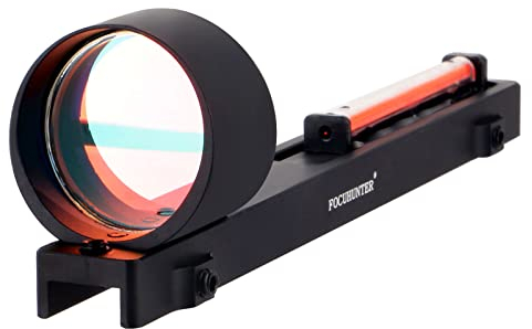 FOCUHUNTER Fiber-Rotpunktvisier Zielfernrohr 1x28mm Taktisch-optisches Outdoor-Schießvisier Jagd Holographisches Reflexvisier