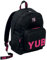Bakaji Zaino Cartella Scuola Ragazzi Medie Elementari Seven Yub Fluo in Tessuto 900D Spallaci Imbottiti Tasca Frontale e Schienale Ergonomico Colore Nero Dimensione 30,5 x 42 x 14 cm (Rosa)