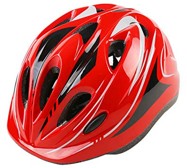 N / D Casque Enfant en Bas âge Casque réglable Multi-Sport pour Enfants âgés de 2 à 8 Ans garçons Filles bébé Casque sécurité Cyclisme vélo Casque de Planche à roulettes (Red, One Size)