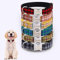 JH Personalised Dog Collar with Name Plate, Adjustable Tough Nylon Customize Engraved ID Collar with Metal Buckle, Options to Matching Style Leash and Bowtie(XS, S, M, L, XL) (Plaid Style)