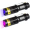 DARKBEAM Linterna UV 365nm 395nm Lámpara de madera Torcia Luz negra Mini LED de mano ultravioleta Tamaño de bolsillo con clip Resistente al agua, Detección de ropa para mascotas Curado resina, 2 pack