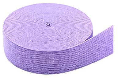 Simpleelove 5M Langes 20mm Breites Buntes Gummiband zum Nähen Basteln DIY (Lila)