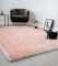 the carpet Willow Tapis à Poils Longs pour Salon, Chambre à Coucher, Moderne, Doux et Mat, Couleur Unie, Rose 160 x 230 cm
