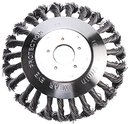 Realman Tête de débroussailleuse en fil d'acier pour Stihl FS90 FS108 FS110 FS120 FS130 FS130R FS-KM 4Mix (tête uniquement)