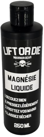 Flytande Magnesium 250 ml | Extra Stark Flytande Krita för Torra Händer och Maximalt Grepp | Perfekt för Styrketräning, Powerlifting, CrossFit, Calisthenics, Klättring och Gymnastik