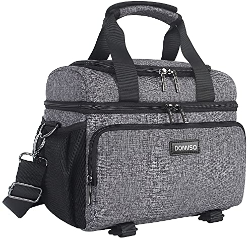 DOMISO Kameratasche Weich Gepolsterte Fototasche mit Schulterriemen Kompatibel mit Nikon/Canon/Sony/Pentax/Olympus/Panasonic/Samsung,Grau