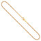 EDELIND Goldkette 585 Gold Halskette 1,2 mm Länge 65cm Kette Gelbgold ohne Anhänger Schlangenkette Echtgold mit Schmuck Geschenk Box Made in Germany