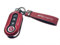 Nordecco Coque de clé brillante compatible avec Fiat 500C 500-500L Abarth Grande Punto Brava Panda Stilo Linea (porte-clés rouge, coque rouge)