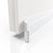 Domar- Bas de Porte Isolant 200cm Blanc - Isolation Porte Adhésif Extra Fort - Boudin de Porte Isolant Froid maximale - Bas de Porte Anti Bruit