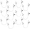 12Pcs Window Restrictor Locks for Kids Window Restrictors UPVC Baby Security Window Locks with Screws Keys for Baby Child Children Safety, Window Locks Door Locks for Home Public School and Commercial