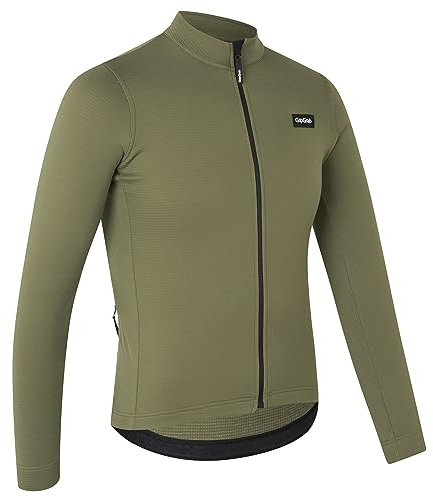 GripGrab EXPLR Merinotech Thermo Langarmtrikot Merino Gravel Fahrradtrikot Lang Winter Radsport Trikot Radtrikot Herren