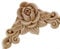 4 pcs Wood Carved Appliques Onlays, Wooden Carved Corner Furniture Mouldings Decal Decor For Home Wall Door Bed Cabinet Retro Rose Pattern 4pcs