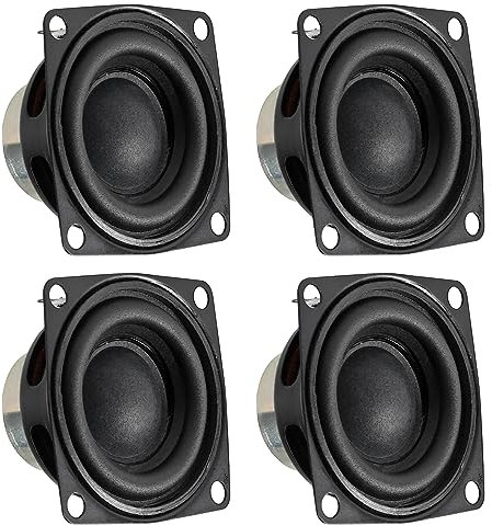 ACEIRMC 4pcs 2inch 4Ohm 10W Full Range Audio Speaker Stereo Woofer Loudspeaker for Arduino