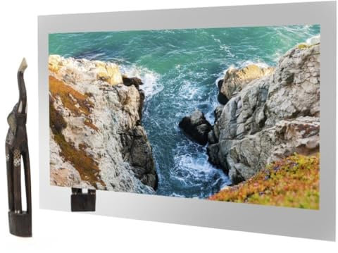 AVEL 65-Inch 4K LED Bathroom TV IP65 Waterproof Smart Mirror TV - Android OS, 650 cd/m2, WI-FI, HDMI, YouTube/Netflix Compatibility (2023 Model, AVS650SM)…