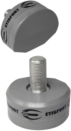 Paire de Freins Professionnels pour Rink Hockey fabriqués en Caoutchouc de Haute résistance. Légers et de Haute qualité. Pas de Filetage Standard 16x1,25 mm.