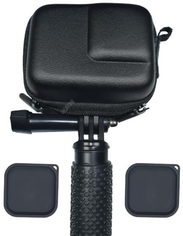 Hülle Tasche für Insta360 Ace Pro, ULBTER Tragetasche für Insta 360 Ace Pro Kamera Schutztasche Kleine Tragbare Zubehör und Objektivdeckel [1+2 Stück] -Schwarz