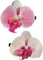2pcs Pink Floral Hairpin Orchids Flower Hairpins Stylish Women Girls Hair Clip Elegant Bohemias Bridals Hair Decorations Stage Hair Clip Hair Pins Hair Styling Accessories