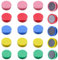 BDEPSTR 20 Piezas Imanes Nevera Multicolores, Imanes Potentes, Imanes Pizarra Magnetica, Iman de Colores Mini Imanes Pequeños Redondos Magnets, para Pizarra magnetica Nevera, Oficina, Escuela