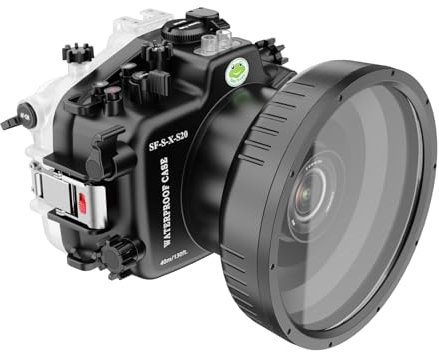 Étui étanche pour appareil photo Fujifilm X-S20, IPX8 40 m avec verre anti-reflet et plein (X-S20 18-55 mm/16-50 mm FL1545)