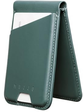 Mujjo Magsafe kompatibler Ledergeldbeutelständer, Livid Green