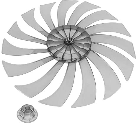 Rotorblatt Ventilator Ersatzteil für Tisch und Standventilatoren Schwarz