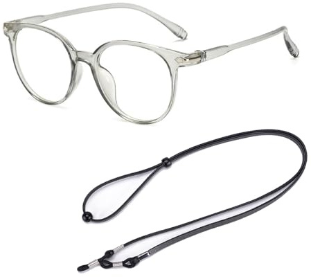 SDKZBFC Blue Light Blocking Glasses Fashionable Vintage Square Eye Glasses Anti blue Eyeglasses Computer Anti Eyestrain For Women Men White