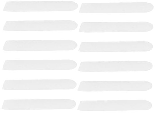 DIYEAH 12 Pezzi Gesso Liquido Sostituzione Delle Punte Dei Pennarelli Gesso Per Lavagna Pennarelli Per Lavagna a a Vernice Fibra Di Poliestere Bianca
