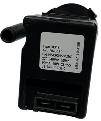 Zhyepou Replacement Drain Pump Motor， Compatible For Haier Dryer M318/RR0480/0184000015, 220V 50Hz 10W Drainage Motor - High Efficiency Washer Parts