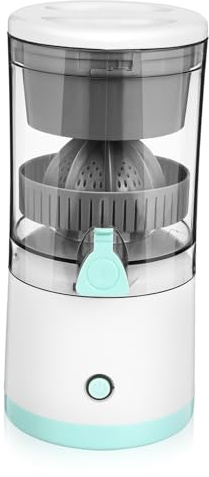 TOYANDONA Spremiagrumi Portatile Ricaricabile Estrattore di Succo Elettrico Piccolo e Facile da Pulire Batteria 7,4V 2400Mah per Cucina e Viaggio