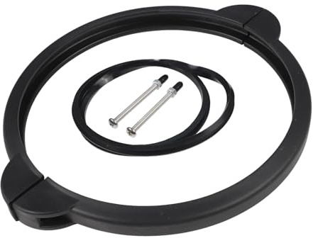 Serenophile Klemmmanschette mit O-Ring für Intex 10 Zoll Sandfilterpumpe - Ersatzteil SF90110-1, Kunststoff- und Metallkonstruktion, schwarz
