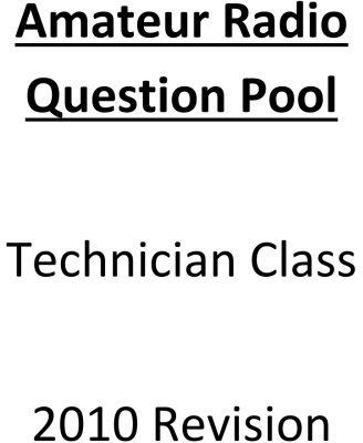 Amateur Radio Question Pool (Technician)